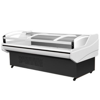 Top Glass Door Island Chiller