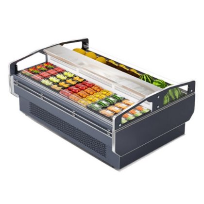 Dual Open Top Island Chiller