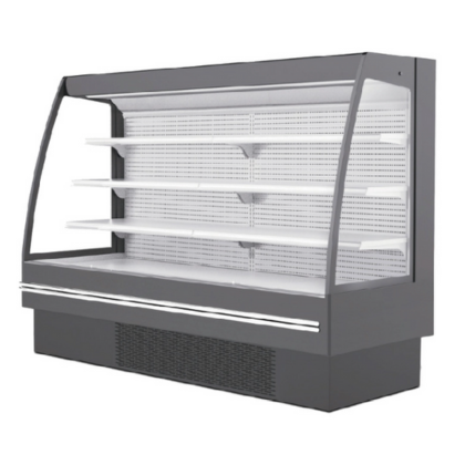 Shelf open cooler for convenience store