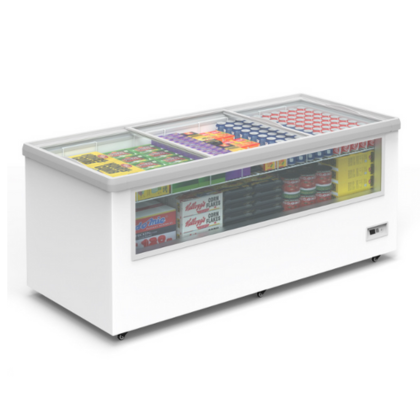 CL-206LF Flat Glass Top Freezer