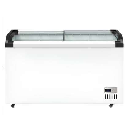 BY-290L Curved Glass Top Freezer