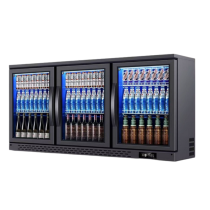 200L Glass door refrigerator for home