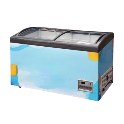 GR-188L Curved Glass Top Freezer