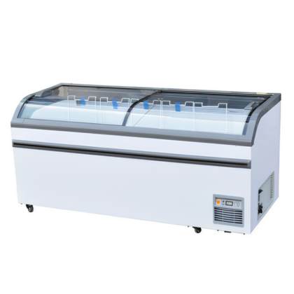 XC-1292L Curved Glass Top Freezer