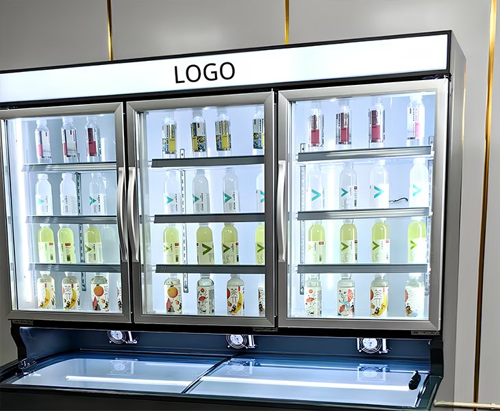 Customized Top Light Case for Display Freezer