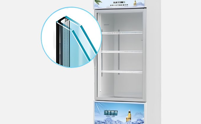 Electrically Heated Defogging Glass Doors