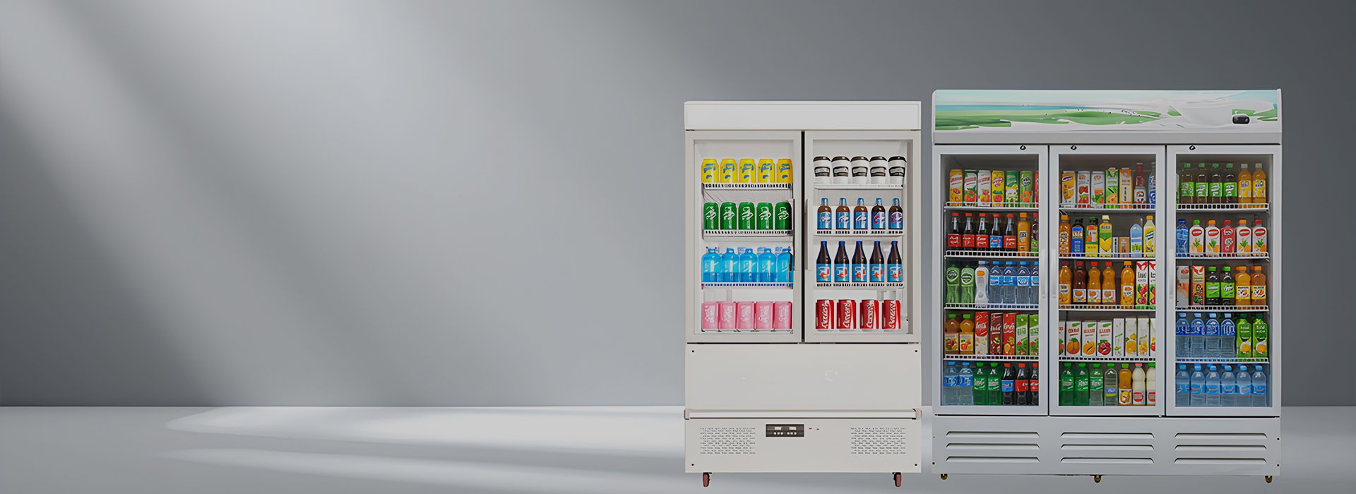 Glass Door Refrigerator Commercial