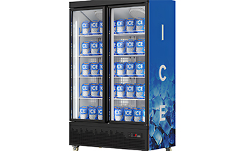 HE-930D2 Two Door Glass Freezer