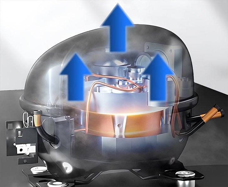 High-Efficiency Cooling Island Freezer