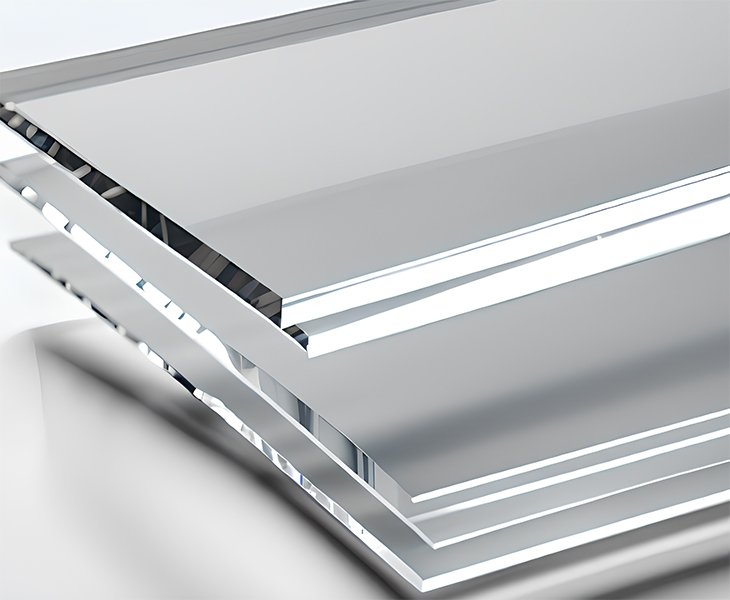 Insulated Glass Flat Glass Top Freezer