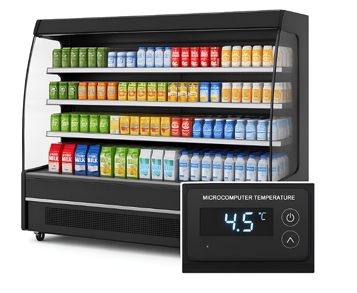 Precise Temperature Control Open Air Merchandiser