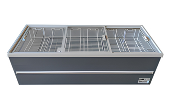 Three-Door Flat Glass Top Freezer