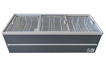 Three-door Ice Cream Island Freezer