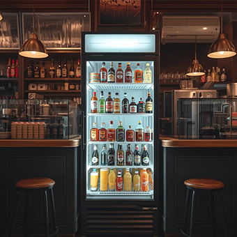 Upright Display Refrigerator