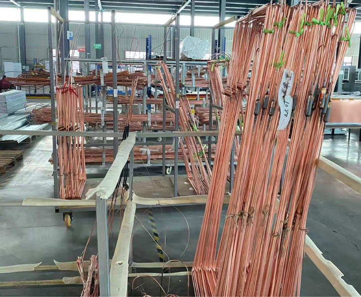 Commercial refrigerator copper tube