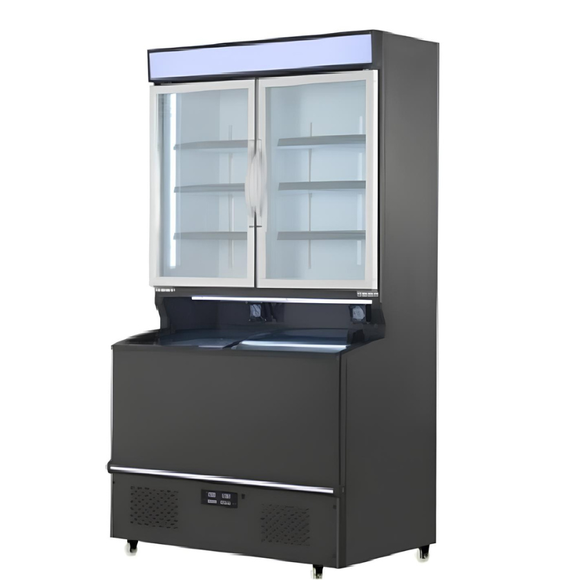 Direct Cooling Commercial Display Combi Freezer