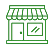 Commercial configuration options icon showing flexible solutions for different retail and food service applications