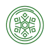 Icon for forced air cooling system ensuring stable temperature and freshness