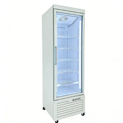 LSD-458HFD single door glass freezer