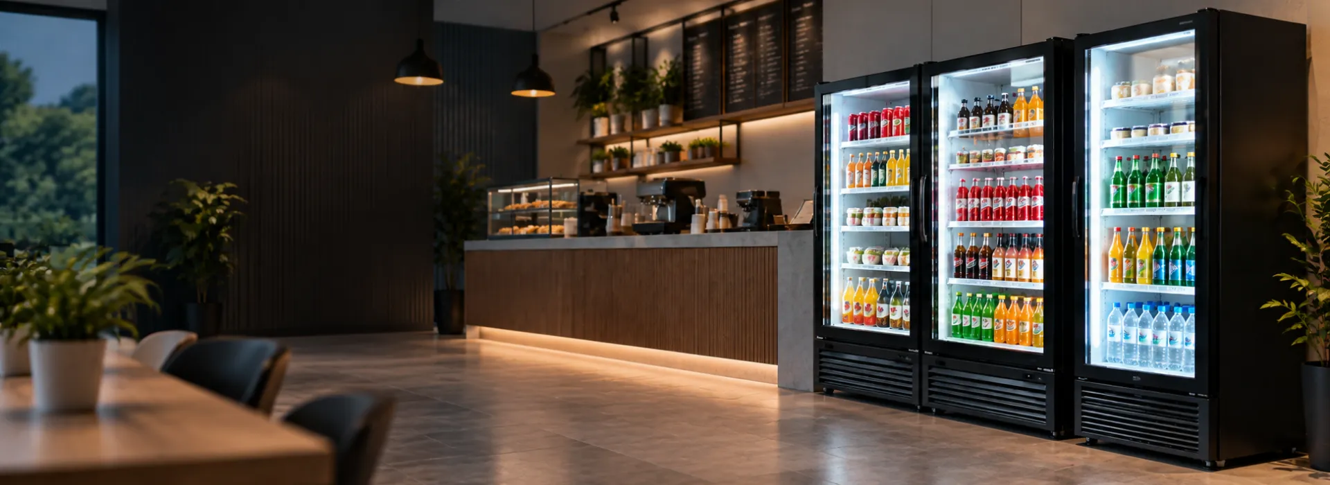 Xuefumei glass door refrigerators for home and commercial use